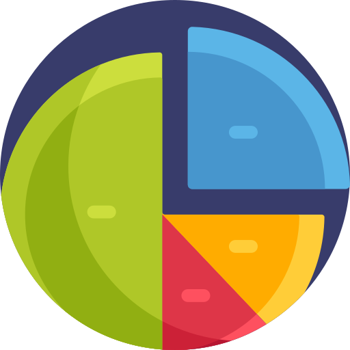 kuchendiagramm Detailed Flat Circular Flat icon