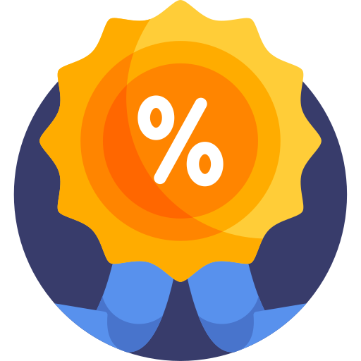 procent Detailed Flat Circular Flat ikona