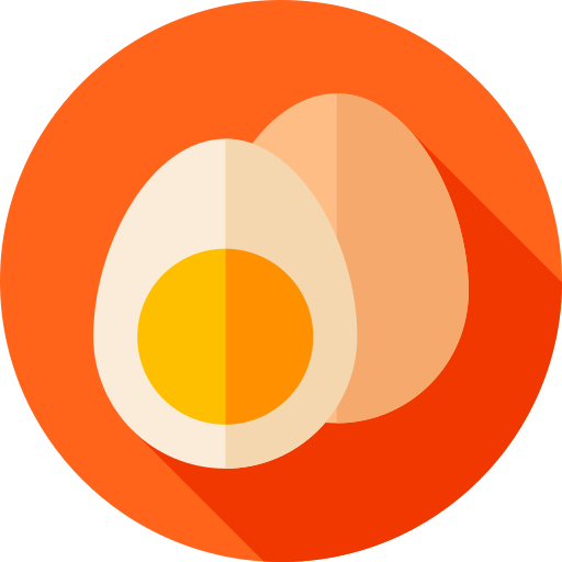 Egg Flat Circular Flat icon