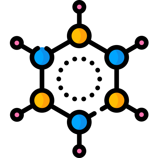 molécule Special Lineal color Icône