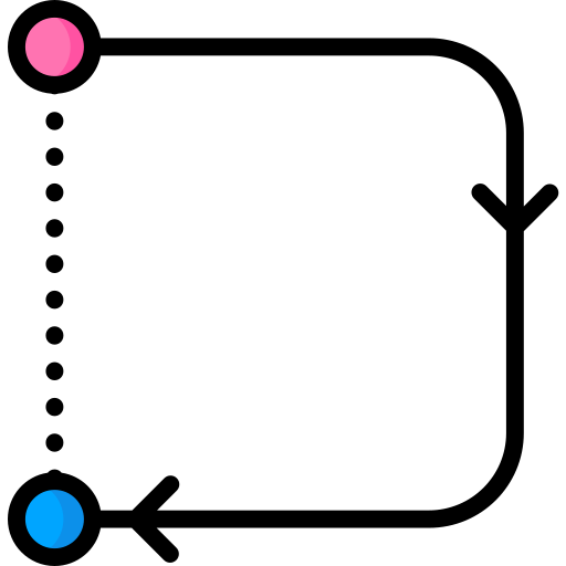 Desplazamiento Special Lineal color icono