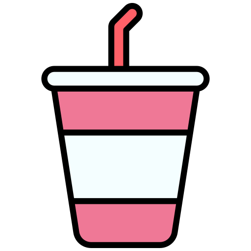 Plastic cup Generic color lineal-color icon