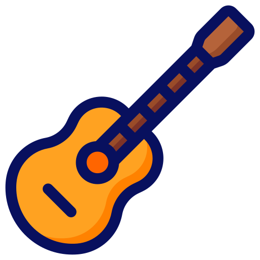 chitarra acustica Generic color lineal-color icona