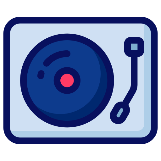 Record player Generic color lineal-color icon