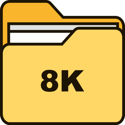 8k Generic color lineal-color icon