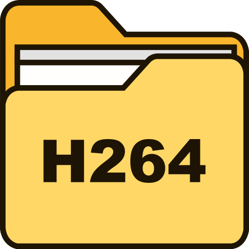 h264 Generic color lineal-color icona