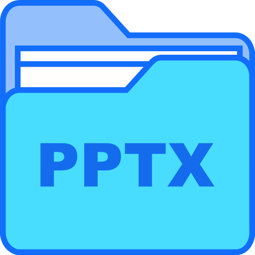 Pptx Generic color lineal-color icon