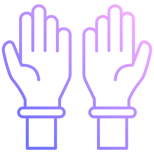 guantes Generic gradient outline icono