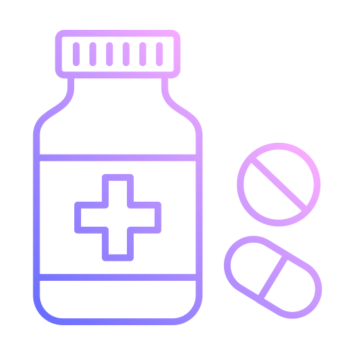 farmaco Generic gradient outline icona