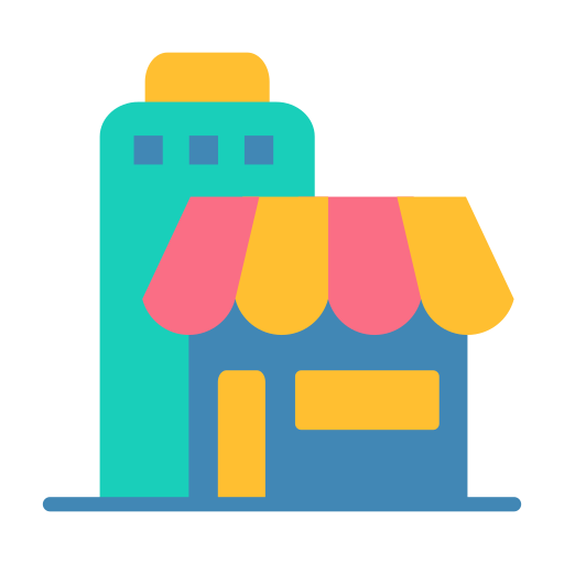 Small business Generic color fill icon