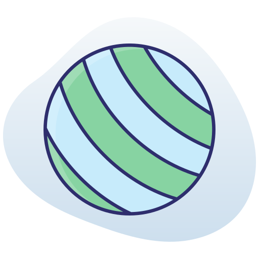 palla per esercizi Generic color lineal-color icona