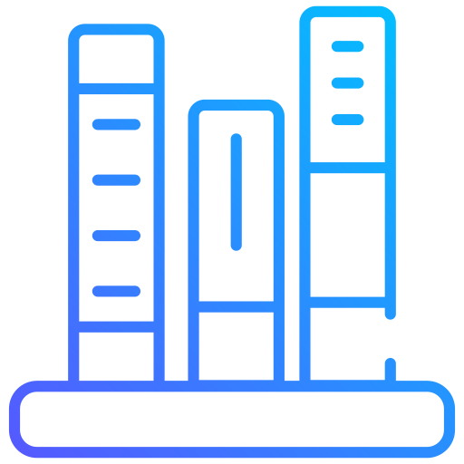 図書館 Generic gradient outline icon