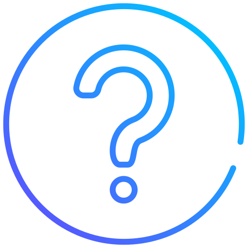 Question mark Generic gradient outline icon