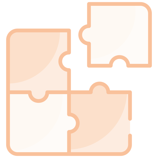 pezzi del puzzle Generic color lineal-color icona
