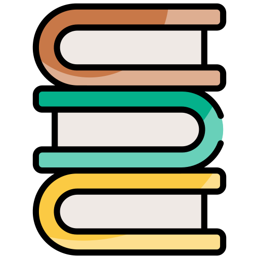 stapel boeken Generic color lineal-color icoon