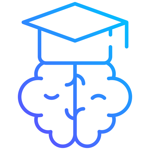 cerveau Generic gradient outline Icône