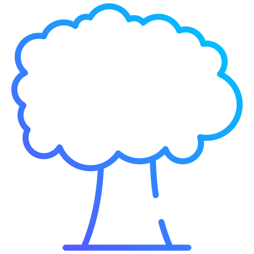 drzewo Generic gradient outline ikona