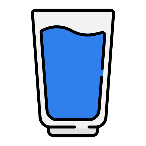 szklanka wody Generic color lineal-color ikona
