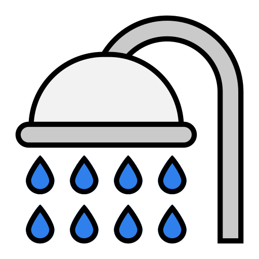 シャワー Generic color lineal-color icon