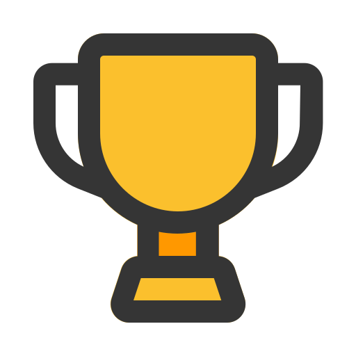 Trophy Generic color lineal-color icon