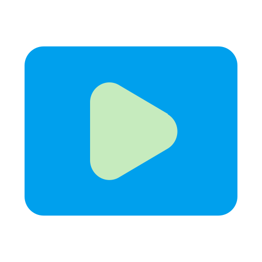 video Generic color fill icon