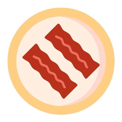 Bacon Generic color fill icon