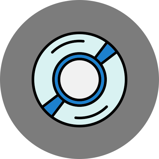 컴팩트 디스크 Generic color lineal-color icon