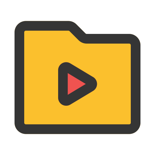 videoordner Generic color lineal-color icon