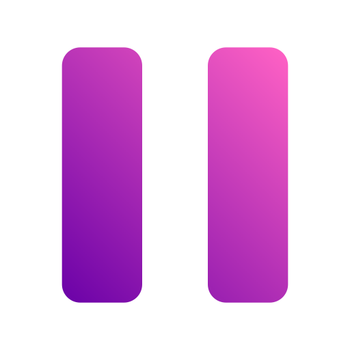 일시정지 버튼 Generic gradient fill icon