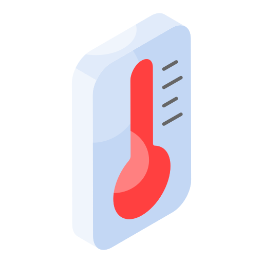 Thermometer Generic color fill icon