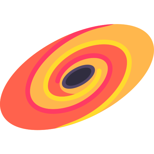 czarna dziura Special Flat ikona