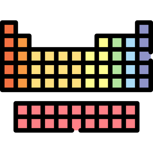 Tabela periódica Special Lineal color Ícone