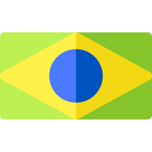 brésil Basic Rounded Flat Icône