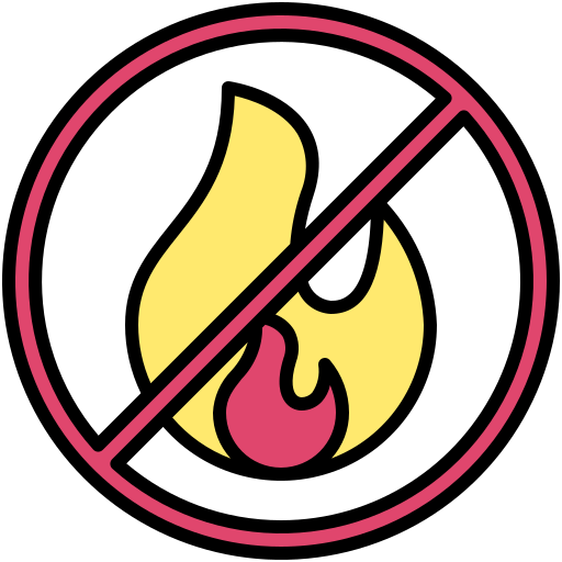 No fire Generic color lineal-color icon