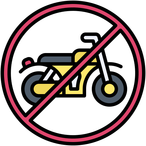 No bike Generic color lineal-color icon