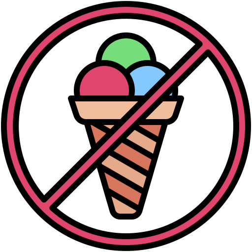 No ice cream Generic color lineal-color icon