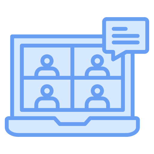 Virtual meeting Generic color lineal-color icon