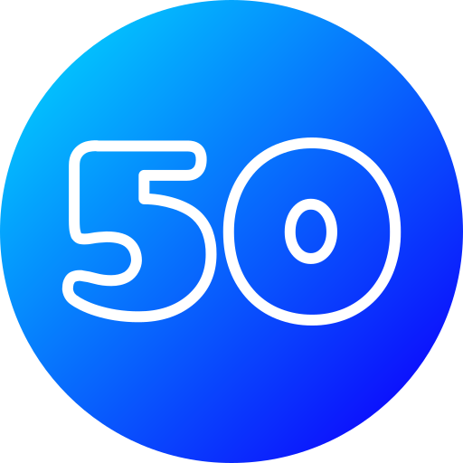 50 Generic gradient fill icoon
