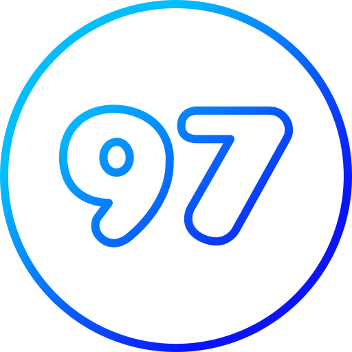97 Generic gradient outline icono