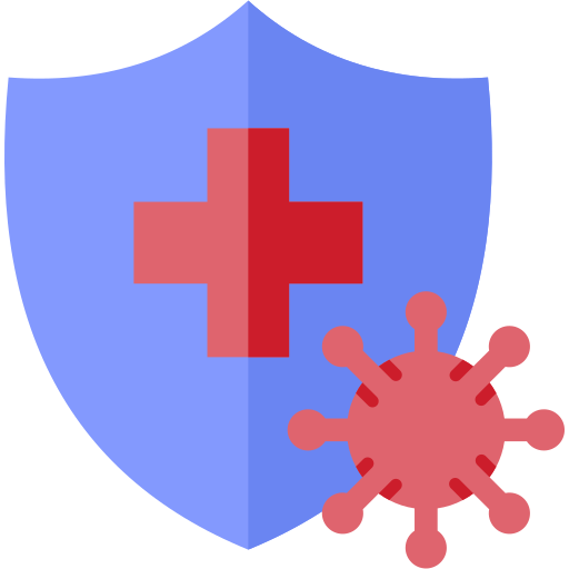 Virus protection Generic color fill icon