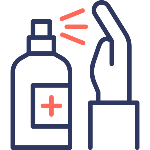 spray alkoholowy Generic color outline ikona