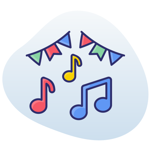 Music festival Generic color lineal-color icon