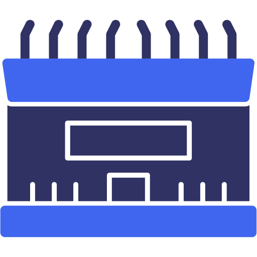 Stadium Generic color fill icon