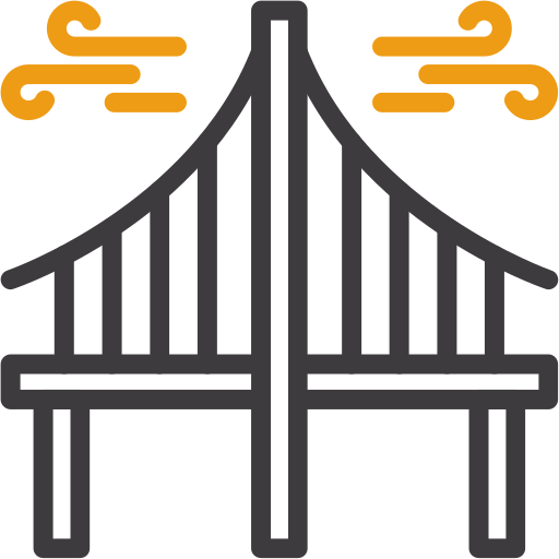 ponte Generic color outline Ícone