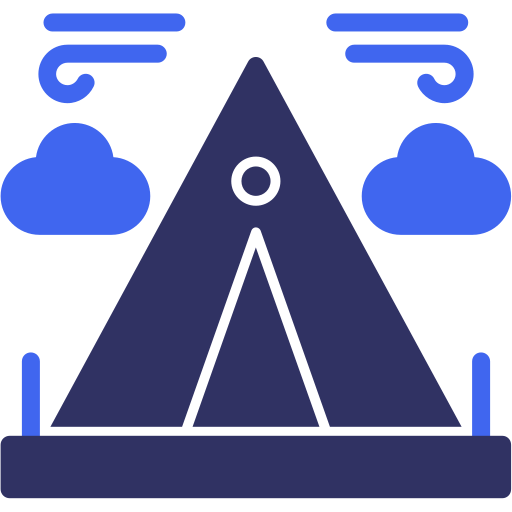 namiot Generic color fill ikona