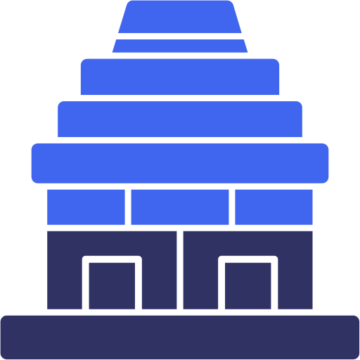 Świątynia Generic color fill ikona