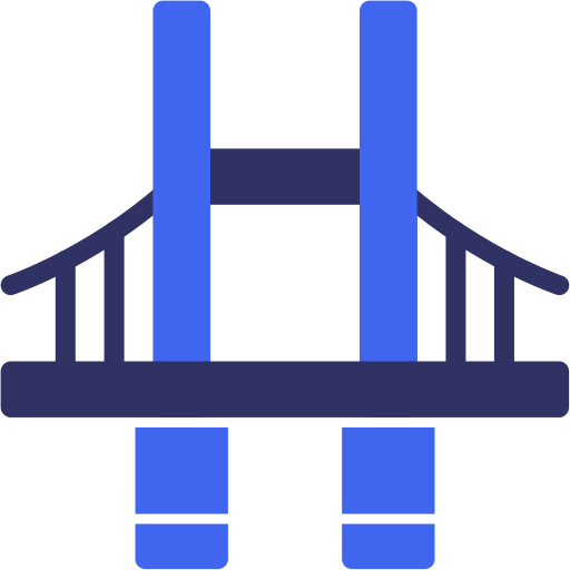 ponte Generic color fill Ícone