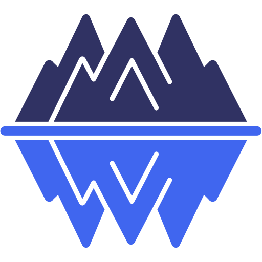 glaciar Generic color fill icono