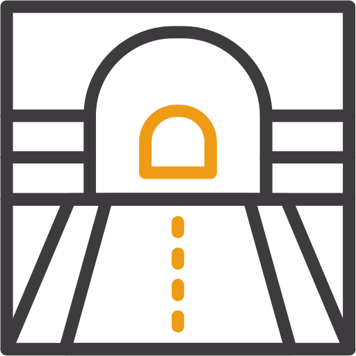 トンネル Generic color outline icon