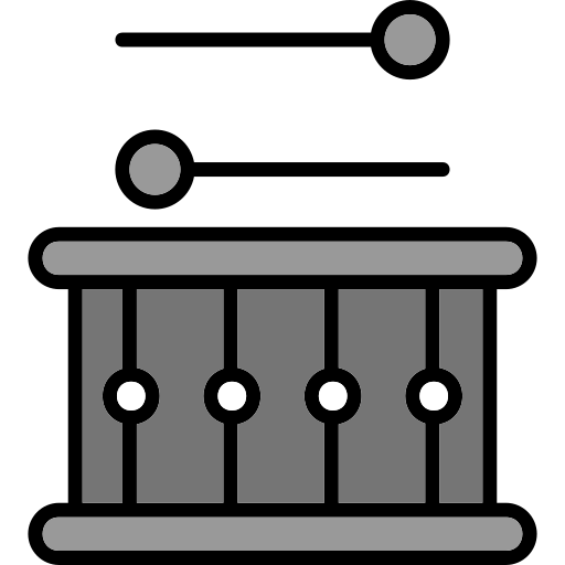 trommel Generic color lineal-color icon